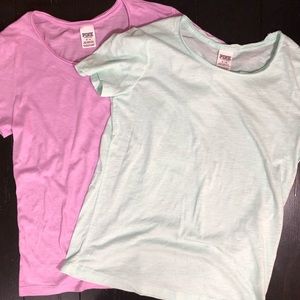 Bundle of 2 Pink Victoria’s Secret T shirts
